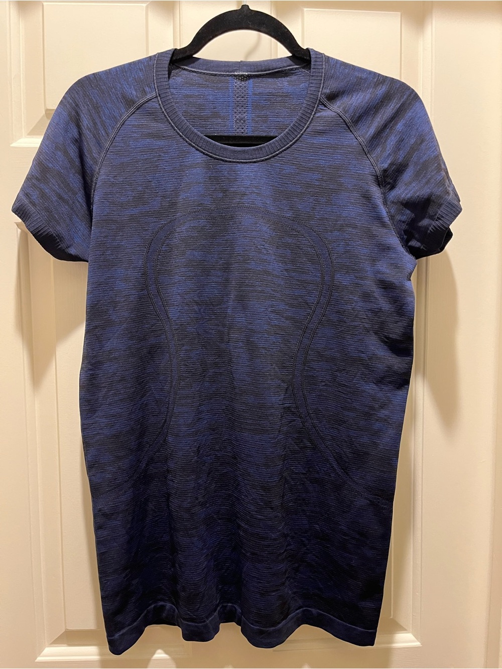lululemon athletica Swiftly Short Sleeve in Navy Blue Heather 12